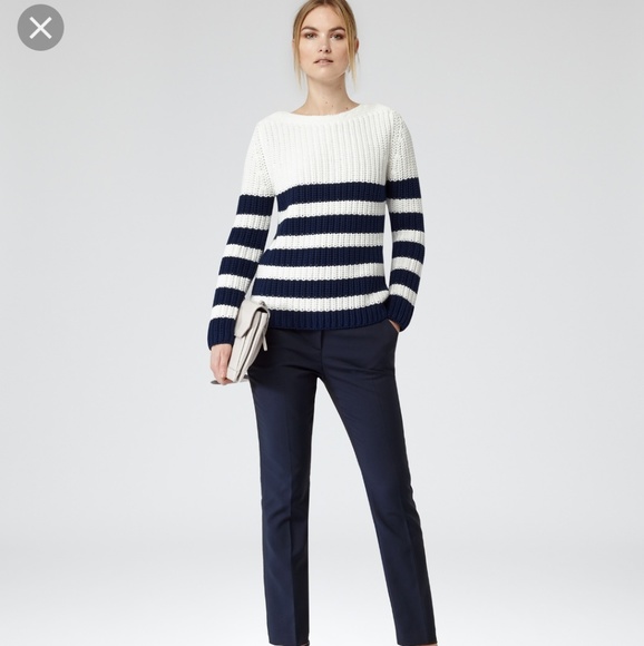 Reiss Sweaters - Reiss Luka chunky striped sweater